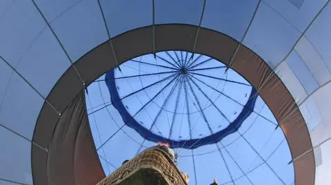 Nieudane lądowanie balonu. Dwie osoby ranne