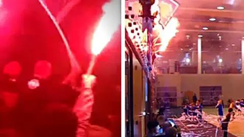 Petardy na meczu 7-latków. "Kibice za dużo pili piwa"