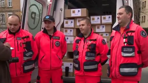 Konwój ze środkami medycznymi wyruszył na Ukrainę. "Nie mają niczego"