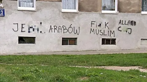 Obraźliwe hasła pojawiły się kilka dni temu