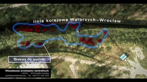 Wizualizacja prac na terenie Wałbrzycha przedstawiona przez eksploratorów