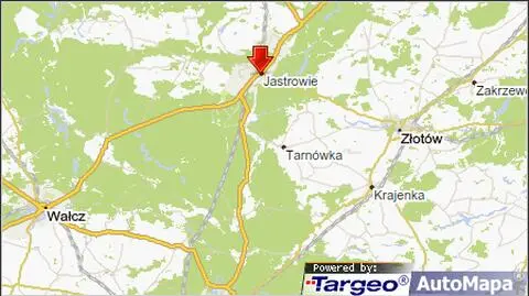 Zderzenie trzech aut w Jastrowiu. Nie żyje 63-latka