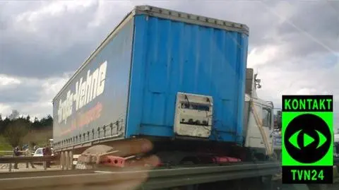 Tir zablokował trójmiejską obwodnicę