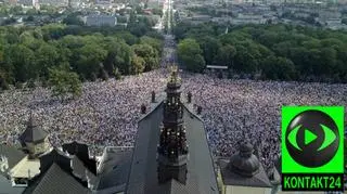 Na uroczystości Wniebowzięcia Najświętszej Marii Panny w Częstochowie modliło się dziś 100 tysięcy pielgrzymów z różnych stron Polski. 