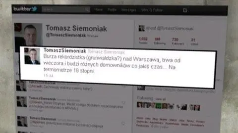 Nowy minister jak pogodynka