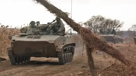 Rosyjskie wojska podczas manewrów Zapad&#039;17
