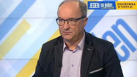 Włodzimierz Czarzasty był gościem "Jeden na jeden"