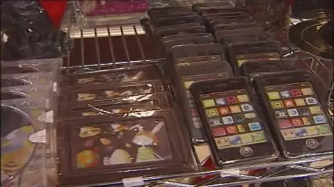 Czekoladowy zając i... iPhone