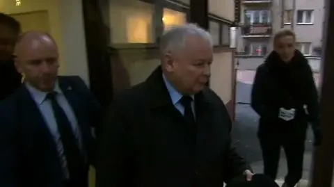 Prezes PiS nie skomentował