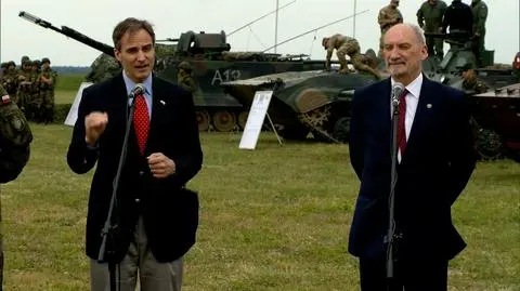 Antoni Macierewicz w Orzyszu