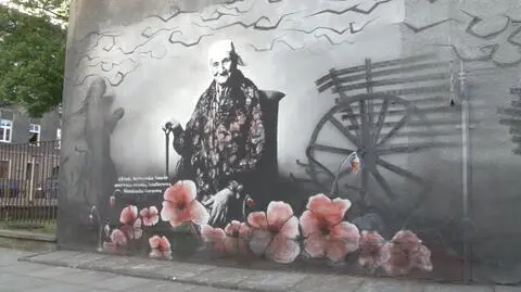 Mural powstał na ścianie kamienicy na Placu Wyzwolenia
