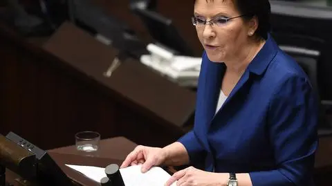 Ewa Kopacz przedstawiła w środę expose