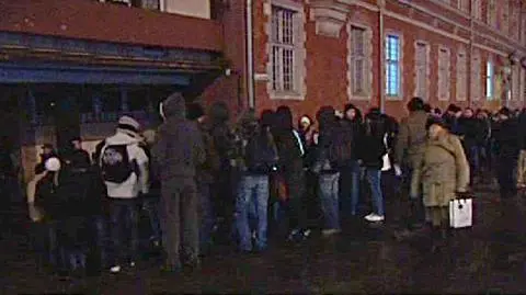 Kolejki do pracy w policji w Gdańsku