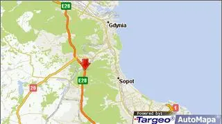 Wypadek na obwodnicy Trójmiasta