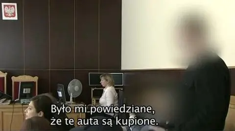 Przed sądem oskarżeni próbują udowodnić, że nie wiedzieli o kradzieży aut