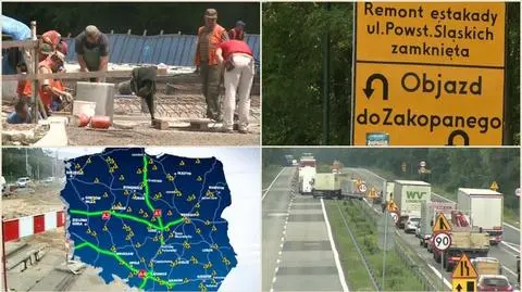 Drogowcy remontują na potęgę. Nowe wakacyjne utrudnienia dla turystów