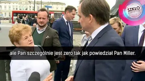 Ziobro rozmawia z mieszkanką Sosnowca. Najciekawsze wideo tygodnia w tvn24.pl