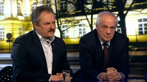 Marek Jakubiak i Stefan Niesiołowski byli gośćmi "Faktów po Faktach"