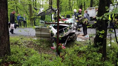 Częstochowa, Srocko. Zderzenie dwóch samochodów, zginął kierowca