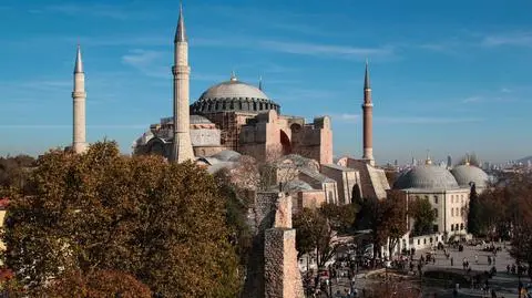 Hagia Sophia jest jednym z symboli Stambułu