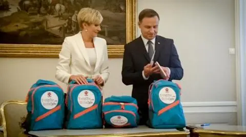 Wyprawki szkolne od pary prezydenckiej. Akcja Caritas