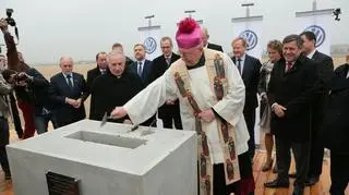 Wmurowanie kamienia węgielnego