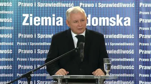 Jarosław Kaczyński w Radomiu poparł Adama Bielana