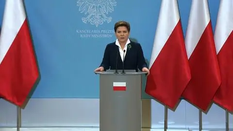 Wystąpienie premier Szydło o TK i ustawie o podatku bankowym