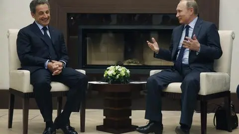 Nicolas Sarkozy krytykowany za wizytę w Moskwie