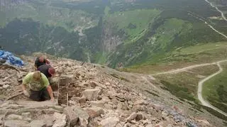 Remont szlaku na Śnieżkę trwa od połowy czerwca
