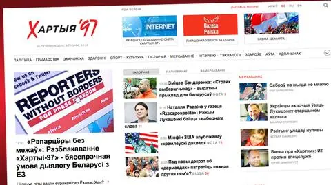 Strona charter97.org niedostępna na Białorusi 