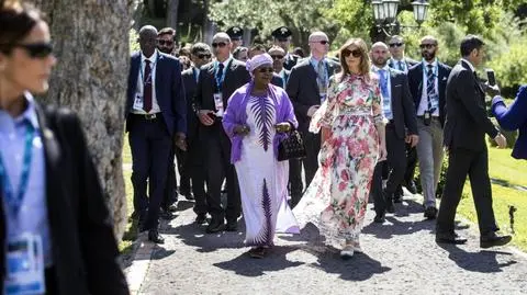 Melania Trump towarzyszyła mężowi w tygodniowej podróży