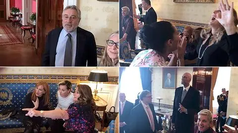 USA. #MannequinChallenge w Białym Domu - wersja gwiazdorska