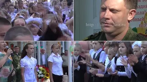 "Premier" Zacharczenko na rozpoczęciu roku szkolnego 