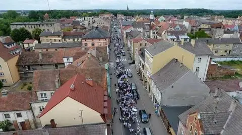March against designer drugs in the town of Trzebiatów