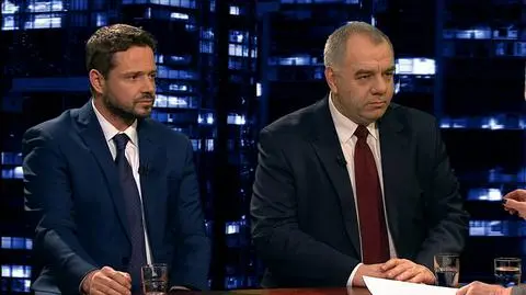 Sasin i Trzaskowski byli gośćmi "Kropki nad i"