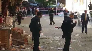 Wysadziła się młoda kobieta