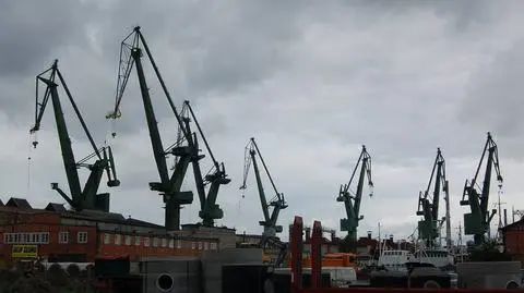 Stoczniowe żurawie pod ochroną konserwatora