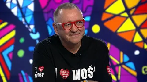 Jerzy Owsiak w "Faktach po Faktach". 26. Finał WOŚP