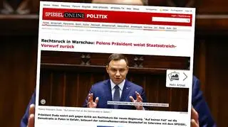 Wywiad prezydenta Andrzeja Dudy dla dziennika "Der Spiegel"