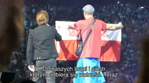Koncert U2 w Amsterdamie. Bono pozdrawia Polaków