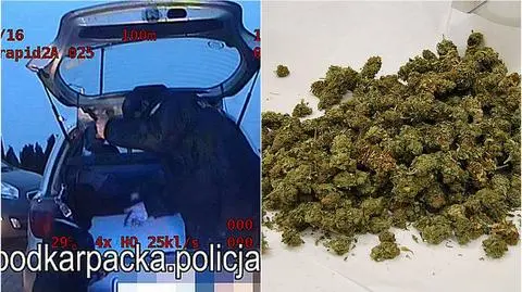 Wiózł 6 kg marihuany, wpadł podczas kontroli drogowej