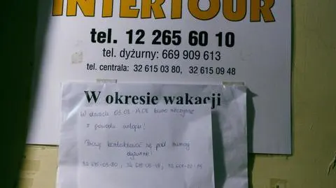 Klienci upadłego biura podróży Intertour wrócą dzisiaj do Polski