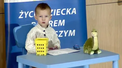 Adaś wrócił dziś do domu 
