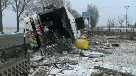 Wypadek autokaru kibiców Lechii. Sprawa przekazana do Gdańska