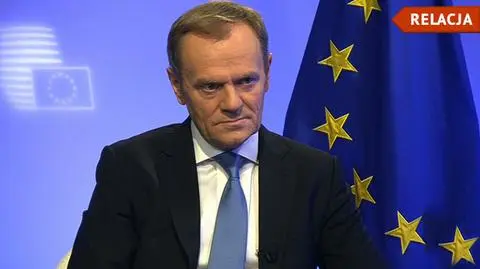 Donald Tusk był gościem "Kropki nad i" 