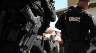 Meksykańska policja walczy z kartelami narkotykowymi. Zdjęcie ilustracyjne  