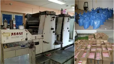 Rozbita grupa przestępcza zajmująca się produkcją papierosów