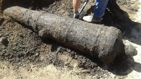 Gdańsk: Znależli ciekawą armatę