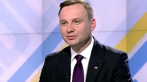 Andrzej Duda w "Jeden na jeden"